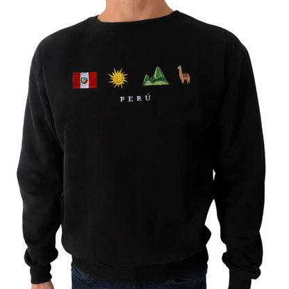 POLERA CON BORDADO PERUANO