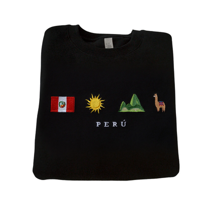 POLERA CON BORDADO PERUANO