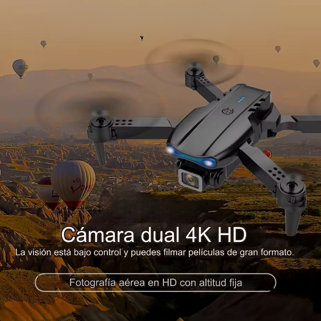 DRONE 4K PROFESIONAL DUAL CÁMARA GRAN ANGULAR